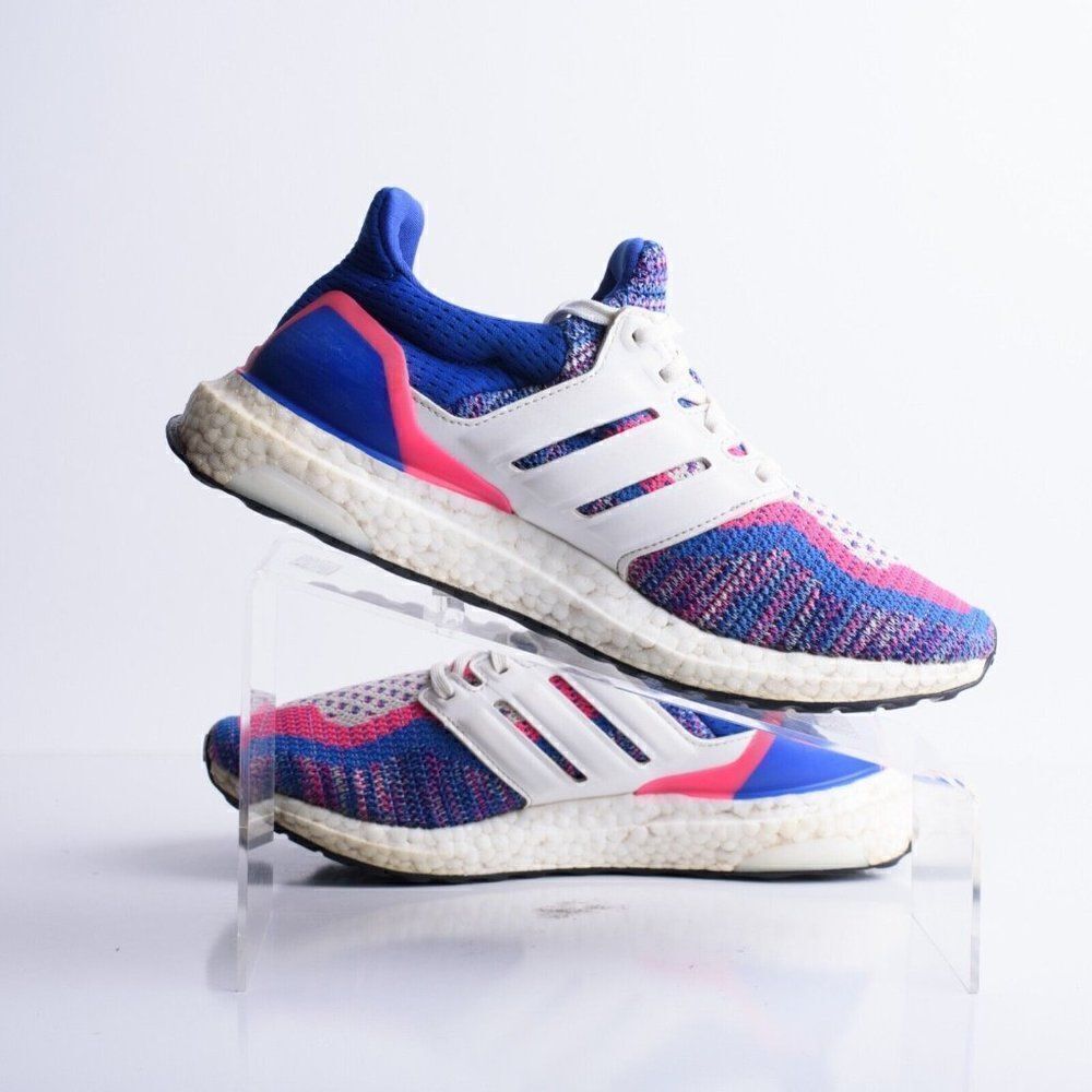 Adidas Ultra Boost 2.0 Womens Sneakers Blue Pink US 6 Athletic shoes EH0346 - Picture 3 of 8